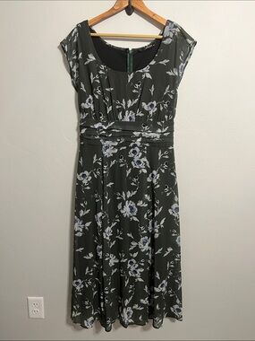 Floral Georgette Empire Dress
